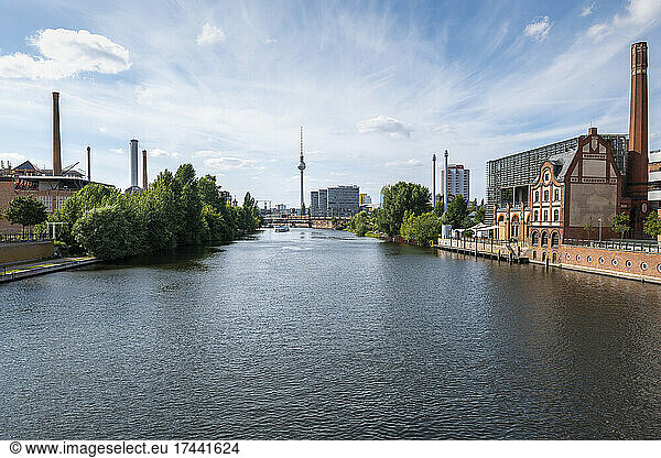 Germany  Berlin  Spree river canal