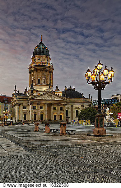 Germany  Berlin  view to German Cathedral at Gendarmenmarkt