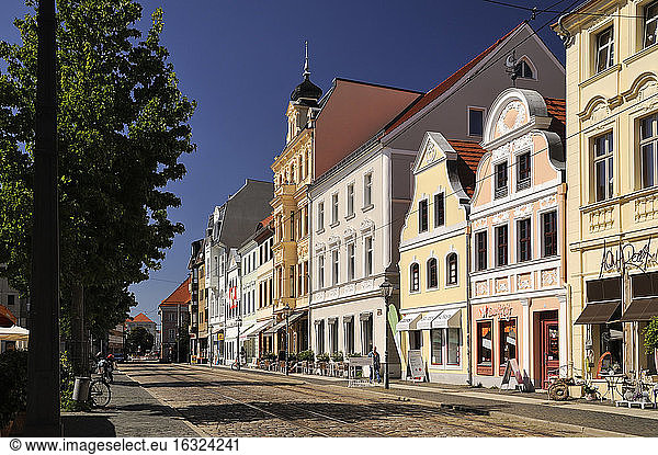 Germany  Brandenburg  Cottbus  Historical buildings at the Altmarkt