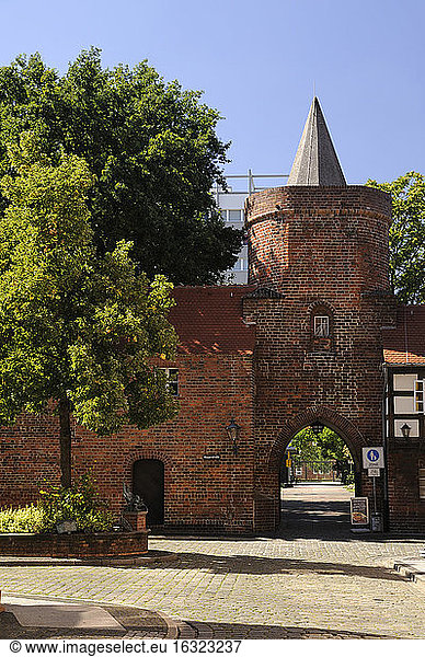 Germany  Brandenburg  Cottbus  Lindenpforte  part of the medieval city wall