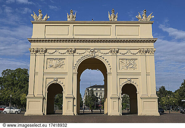 Germany  Brandenburg  Potsdam  Brandenburg Gate on Luisenplatz