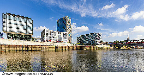 Germany  Bremen  Waterfront hotel  restaurant and theatre