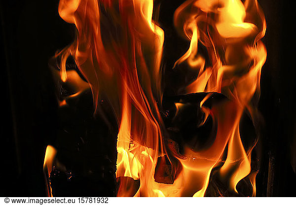Germany  Close-up of burning flame