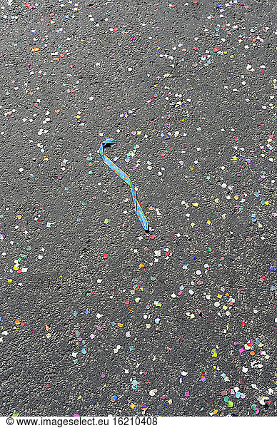 Germany  Confetti on street