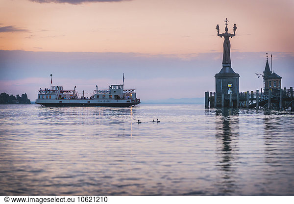 Germany  Constance  Harbour entrance with Imperia statue