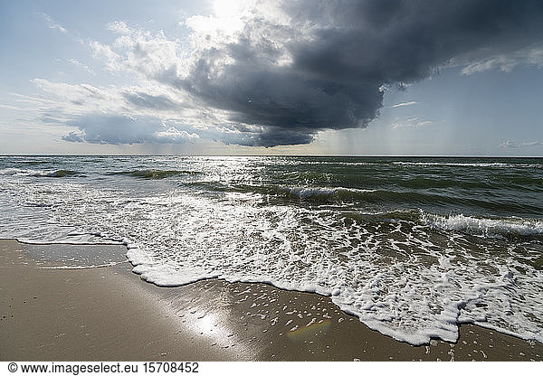 Germany  Darss  Beach and clouds
