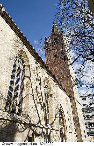 Germany  Erfurt  Kaufmannskirche  low angle view