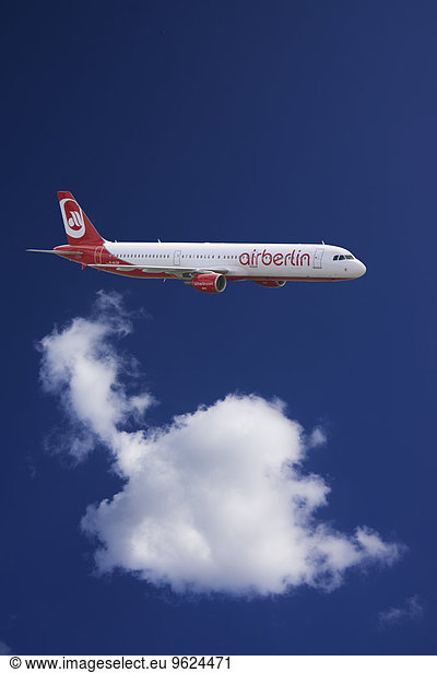 Germany  flying airbus A321-211 of Air Berlin