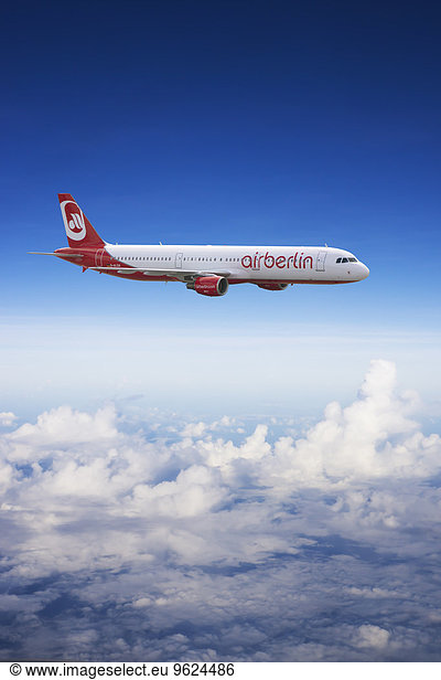 Germany  flying airbus A321-211 of Air Berlin