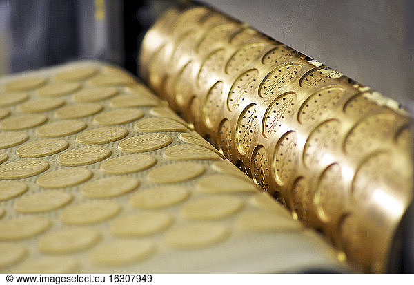Germany  Food Industry  Cookie production in industrial bakery