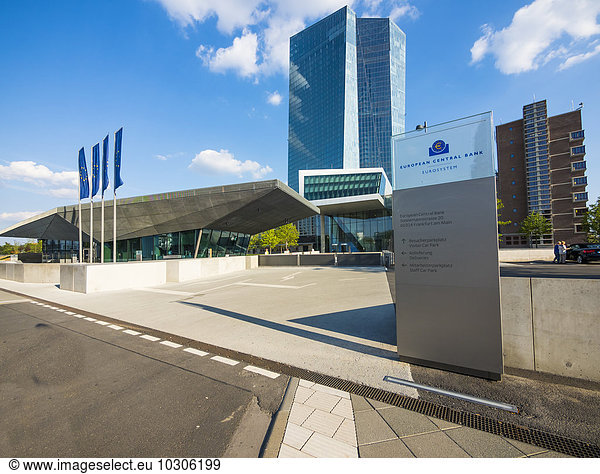 Germany  Frankfurt  European Central Bank  main entrance