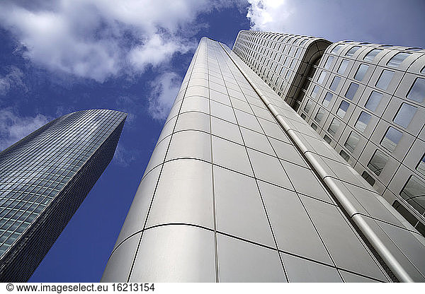 Germany  Frankfurt on the Main  Financial district  Dresdner Bank Building  Low angle view