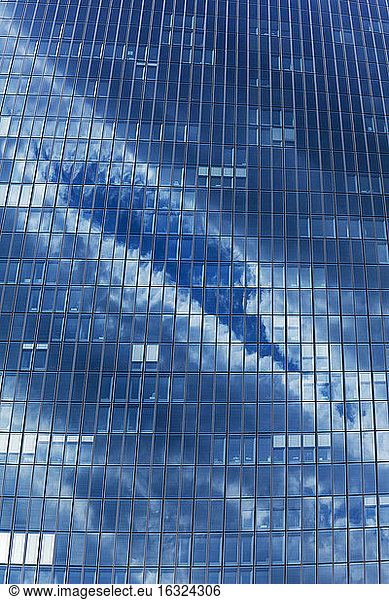 Germany  Frankfurt  part of facade of European Central Bank