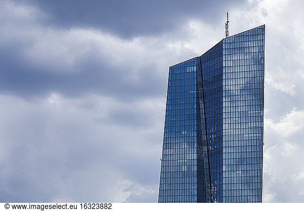 Germany  Frankfurt  upper section of European Central Bank