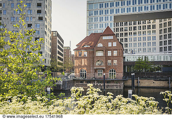 Germany  Hamburg  Altes Zollhaus custom house in spring