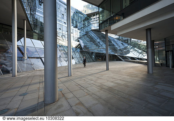 Germany  Hanover  view to courtyard of headquarters building of Norddeutsche Landesbank