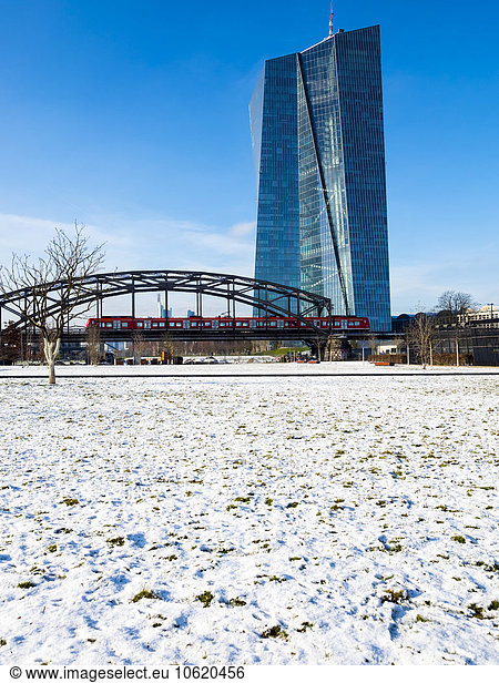 Germany  hesse  Frankfurt  Hafenpark  European Central Bank