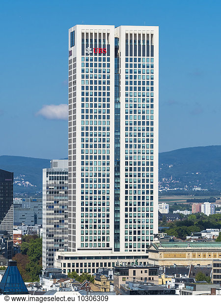 Germany  Hesse  Frankfurt  Opera tower of UBS