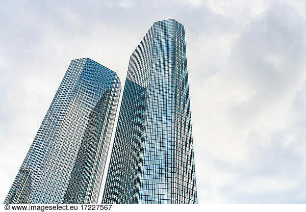 Germany  Hesse  Frankfurt  Twin towers