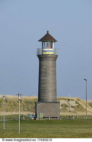 Germany  Lower Saxony  Juist  Exterior of Memmertfeuer lighthouse