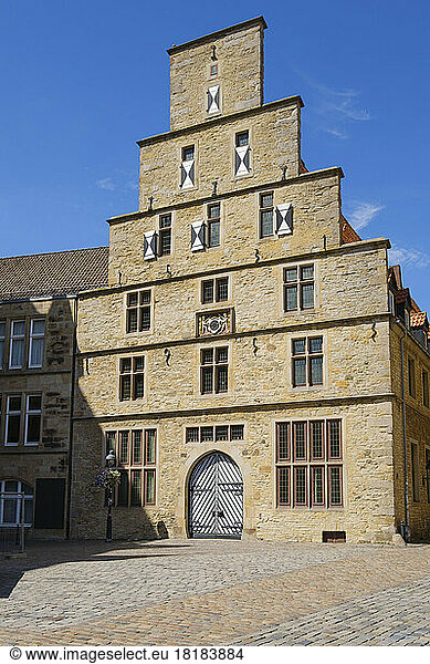 Germany  Lower Saxony  Osnabruck  Exterior of Stadtwaage Osnabruck registry office