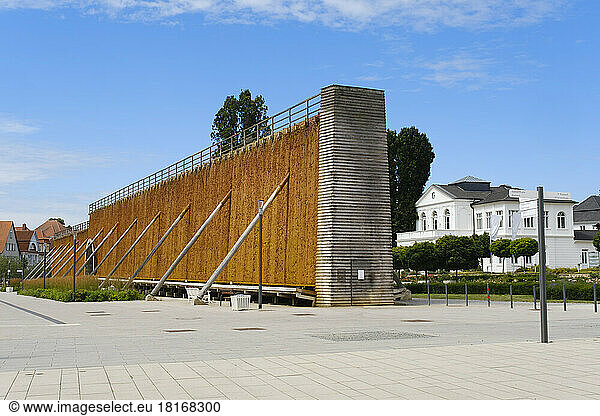 Germany  North Rhine-Westphalia  Bad Salzuflen  Supported graduation wall