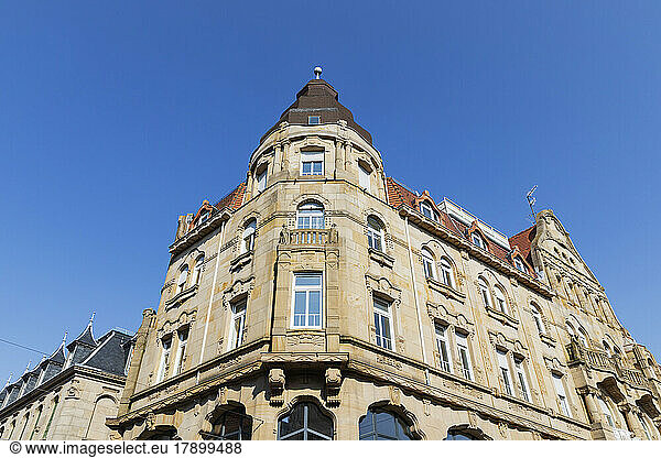 Germany  Rhineland-Palatinate  Landau  Exterior of 20th century apartment building