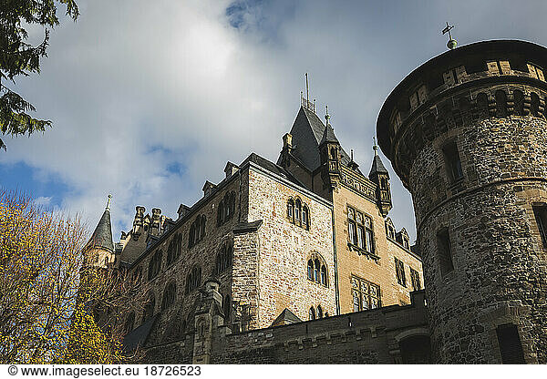 Germany  Saxony-Anhalt  Wernigerode  Exterior of Wernigerode Castle