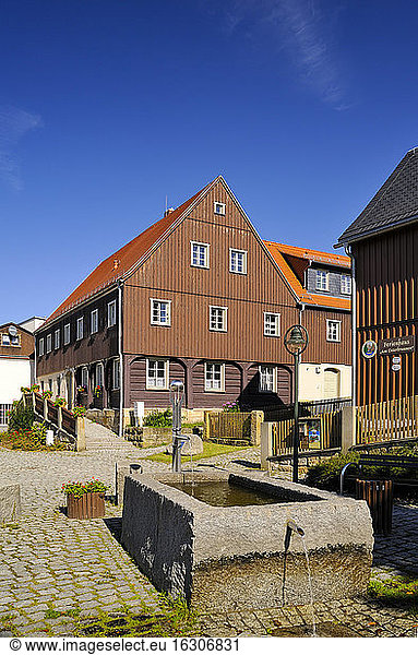 Germany  Saxony  Hinterhermsdorf  Historical Upper Lusatian house