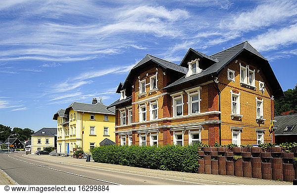 Germany  Saxony  Schmiedeberg  Townscape