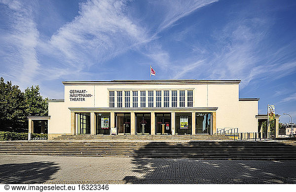 Germany  Saxony  Zittau  Gerhart Hauptmann Theatre