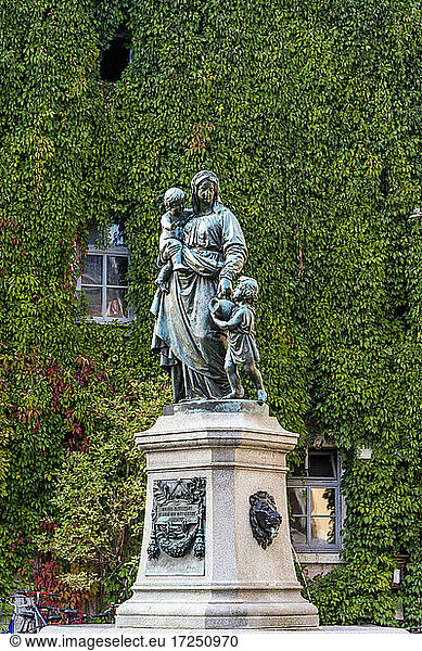Germany  Thuringia  Weimar  Statue of Mother Love