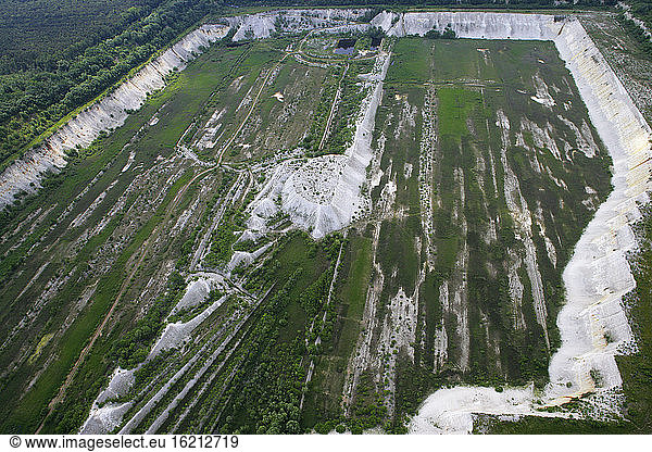 Germany  View of surface mining at Oppin