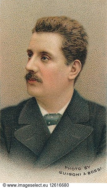 Giacomo Puccini (1858-1924) Italienischer Komponist  1911. Künstler: Unbekannt