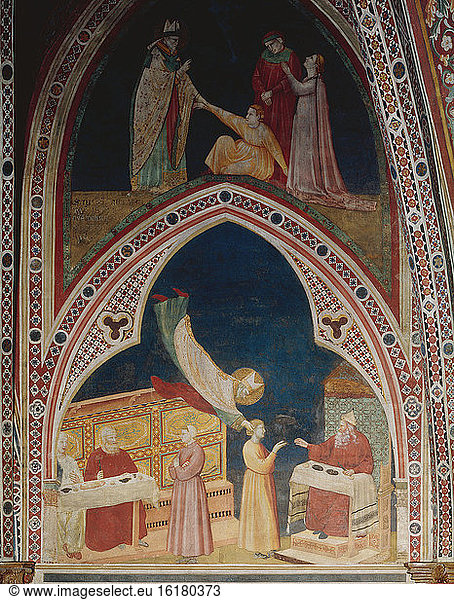 Giotto School / St. Nicholas liberates..