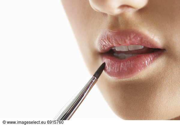Girl Applying Make-up