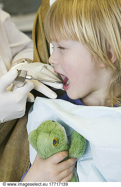 Girl At The Dentist