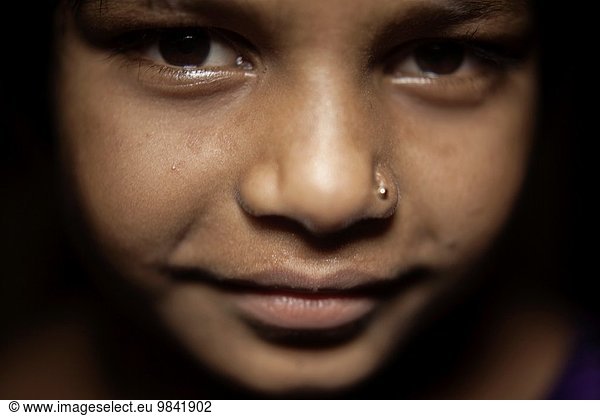 Girl portrait in orphanage  India