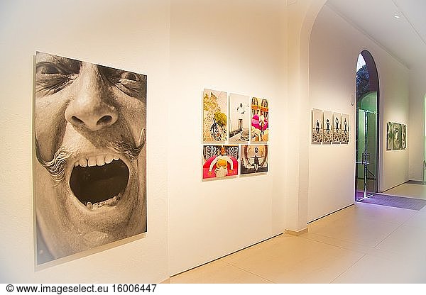 GIRONA  SPAIN - February 2  2019: Art work at the Dali Theatre Museum is designed by the artist Salvador Dali in Figueres  Spain. Salvador Dali is a famous Spanish artist who lived in the early 19th.