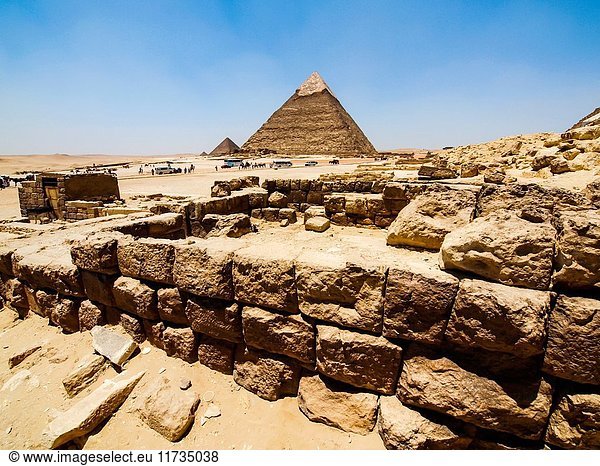 Giza Pyramids. Cairo. Egypt.