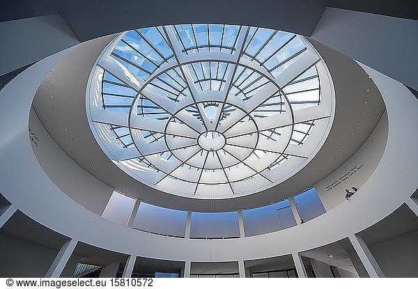 Glaskuppel  Pinakothek der Moderne  München  Oberbayern  Bayern  Deutschland  Europa