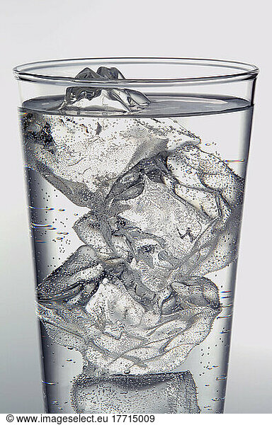 Glass Of Water With Ice