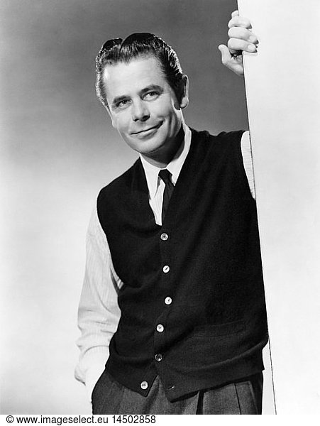 Glenn Ford  Publicity Portrait  on-set of the Film  Interrupted Melody  1955