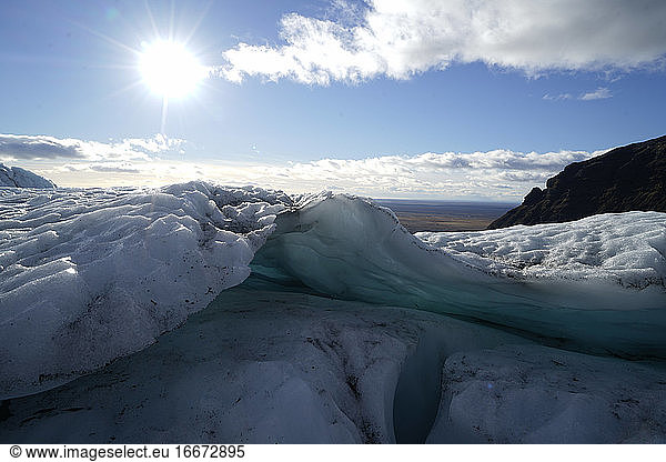 Gletschereis im Skaftafel-Nationalpark