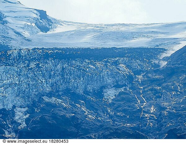 Gletscherlandschaft  Þórsmörk Nature Reserve  Suðurland  Island  Europa