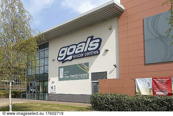 Goals Soccer Centre  Suffolk New College  Ipswich  Suffolk  England  UK