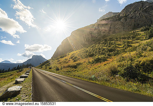 Going to the Sun Road  Glacier National Park  Montana