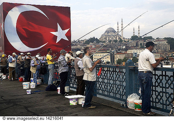 Golden Horn area  Istanbul  Turkey  Europe