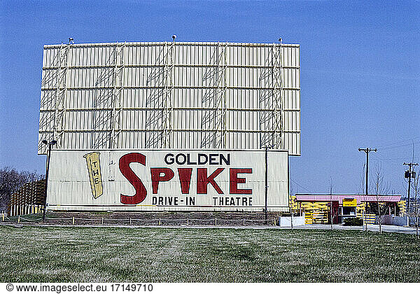Golden Spike Drive-In  Omaha  Nebraska  USA  John Margolies Roadside America Photograph Archive  1980