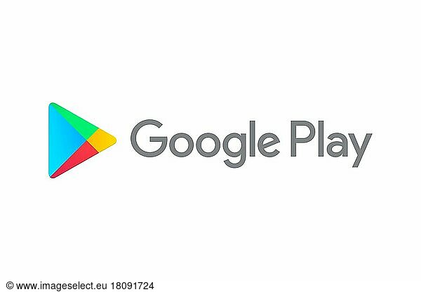 Google Play  Logo  Weißer Hintergrund